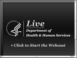 hhs webcast