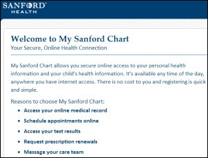 My Sanford Chart Online